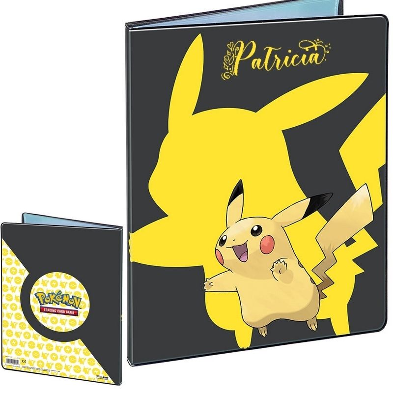 Portfolio Album Pikachu Pour 80 Cartes Pokemon Avec Votre Prenom Fleur