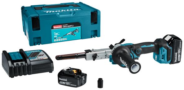 Ponceuse à bande 18V Li-Ion 5 Ah 9 x 533 mm MAKITA - DBS180RTJ