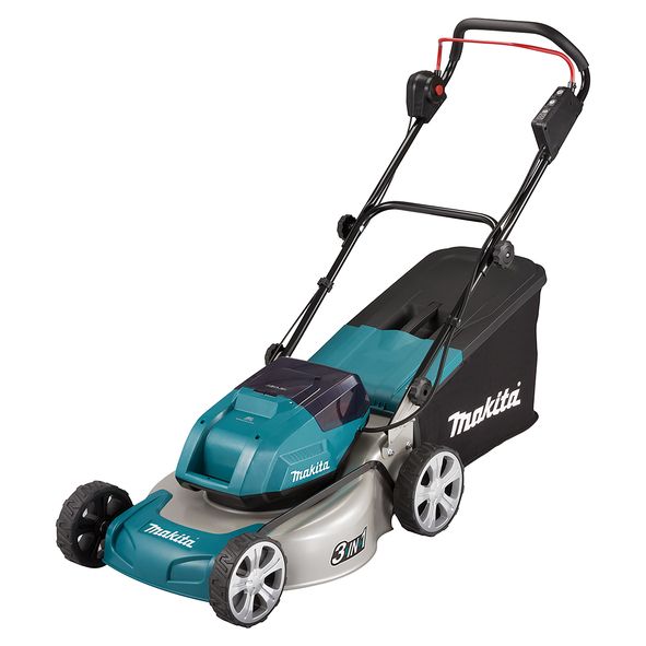 Makita DLM463Z Tondeuse à gazon sans fil 46 cm 2 x 18 Volt sans batteries ni chargeur électrique