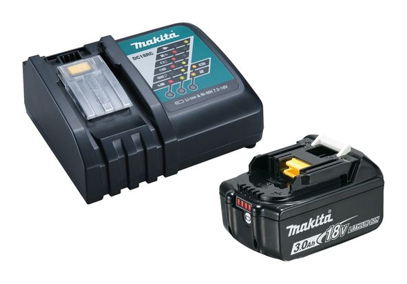 Kit chargeur DC18RC et batterie 18V 3Ah BL1830 191A24 4 Makita