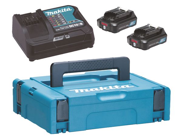 Pack 2 batteries 10.8V 2Ah + chargeur DC10SB Makita Li ion - vue 2