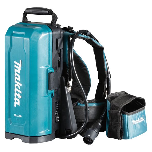 Makita 18V Knapsack banque de batterie jusqu'à 4 piles / livraison sans piles