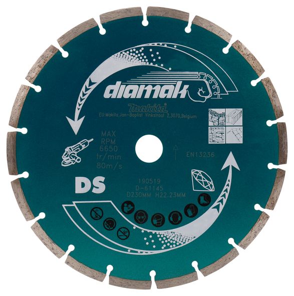 Makita Diamak Disque diamanté 230 mm - vue 2
