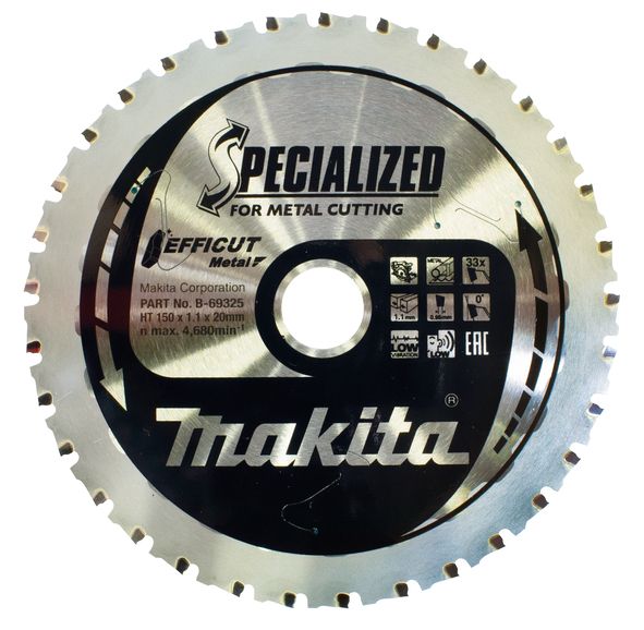Makita Lame de scie MCCS15033E EFFICUT 150x20 mm - vue 2