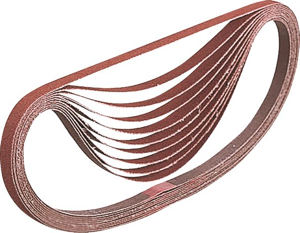 Lot de 5 bandes abrasives MAKITA P 43337 bois métal 13x533mm pour ponceuse à bande MAKITA 9032 - vue 2