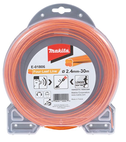 Fil nylon Trèfle torsadé MAKITA 2 7 mm x 180 E 01840 - vue 2