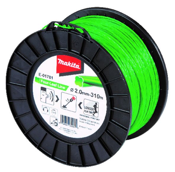 Fil nylon Trèfle torsadé MAKITA 2 7 mm x 180 E 01840 - vue 5