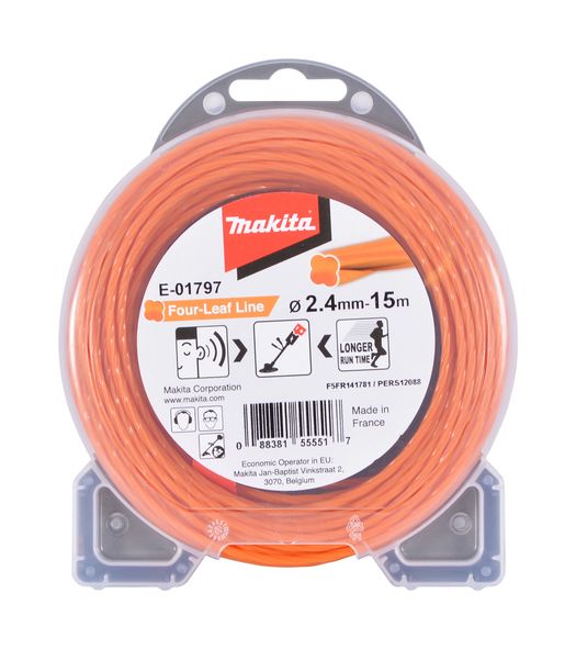 Fil nylon Trèfle torsadé MAKITA 2 7 mm x 180 E 01840 - vue 4