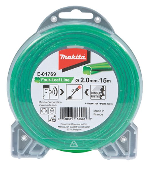 Makita Fil de coupe Four Leaf 2 0 mm 15 E 01769