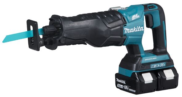 Makita Scie récipro à batterie 36 V 2 x 18 V Li Ion 5 Ah course 32mm DJR360PT2 - vue 5