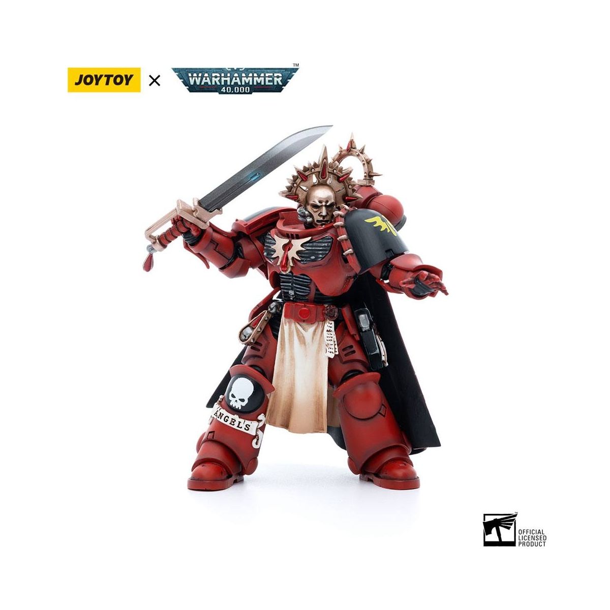 Warhammer 40k - Figurine 1/18 Blood Angels Veteran Alberigo 12 Cm