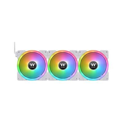 Thermaltake SWAFAN EX12 RGB PC Cooling Fan TT Premium Edition Boitier PC Refroidisseur d'air 12 cm 3 pièce Neuf