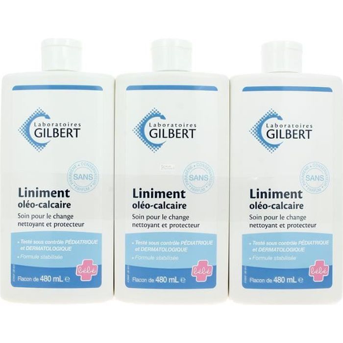  - Gilbert Liniment Oleo Calcaire 3 X 480ml