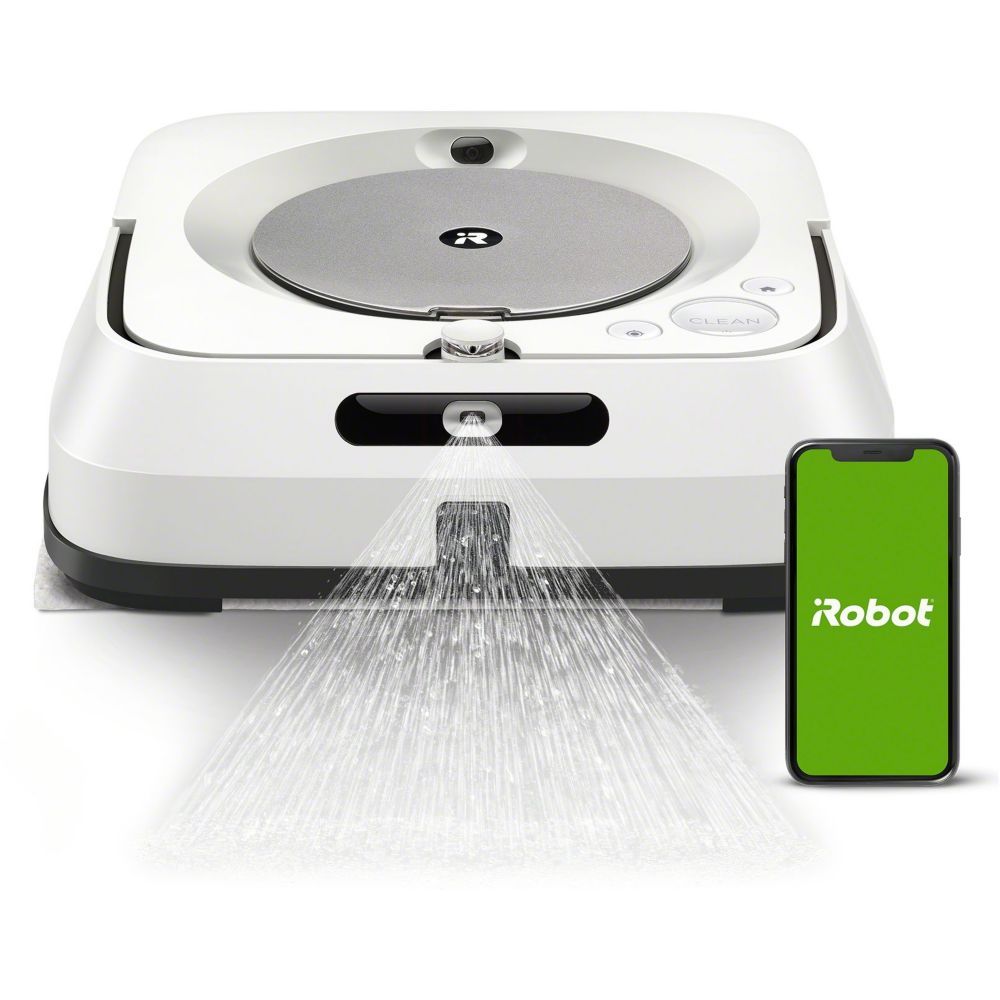 iRobot Braava Jet m6134 Robot laveur de sols Connecté WiFi Pulvérisateur de haute précision Neuf - vue 4