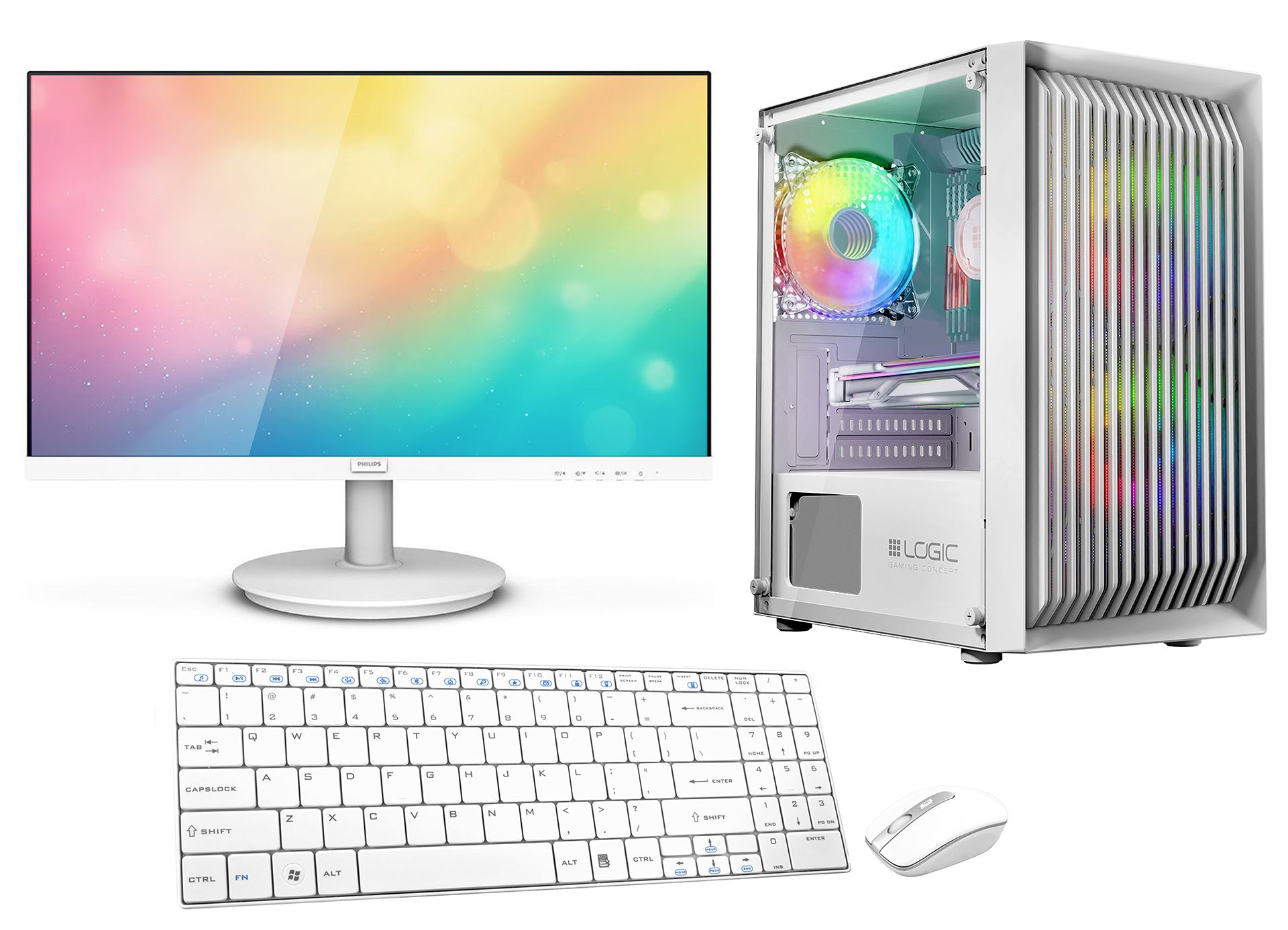 VIST Gaming Core i5 RAM RTX 4060 SSD .2 WIFI LCD 24 Windows 11 Pro