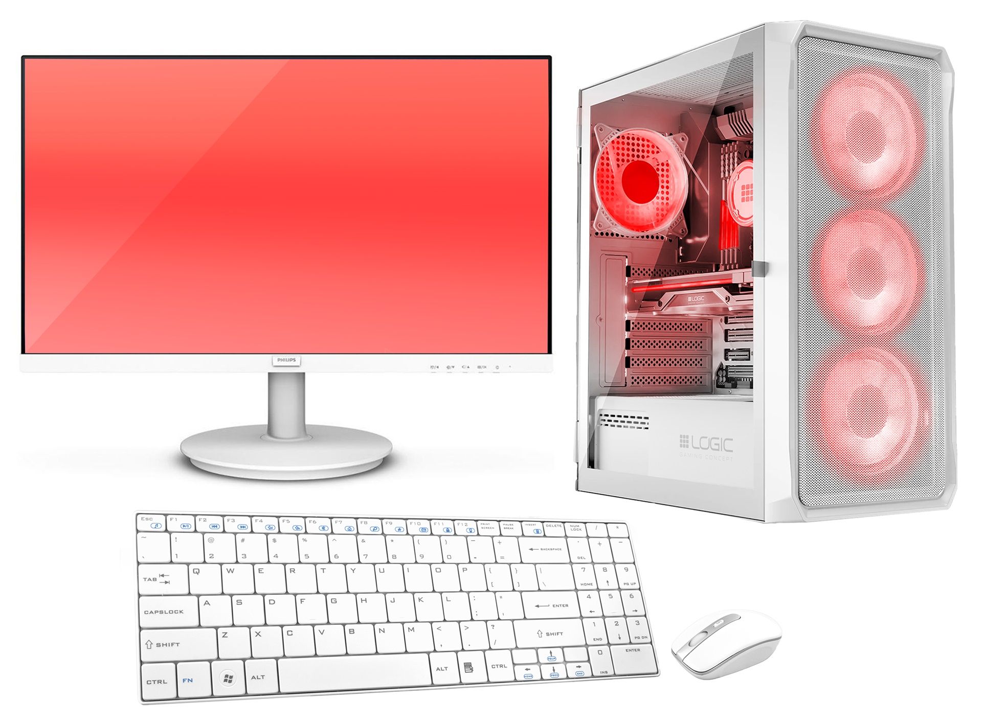 VIST Gaming Core i5 RAM RTX 4060 SSD .2 WIFI LCD 24 Windows 11 Pro - vue 2