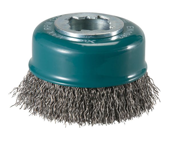 Brosse coupe à fils ondulés pour métal X LOCK Makita D 73396