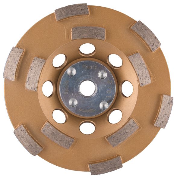 Plateau de ponçage diamant à double segment. Pour la finition moyenne du béton Makita B 48549