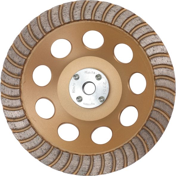 Plateau de ponçage diamant TURBO pour la finition du béton Makita B 49993