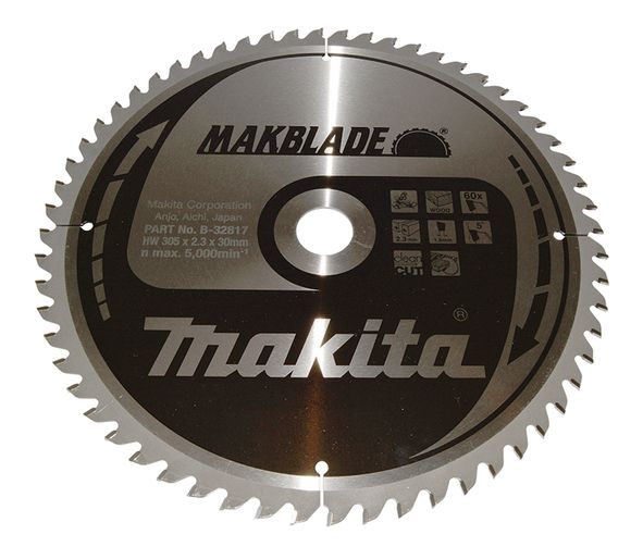 Lame de scie MAKBLADE B 32817 pour une coupe nette dans le bois Medium Cut Makita B 32817