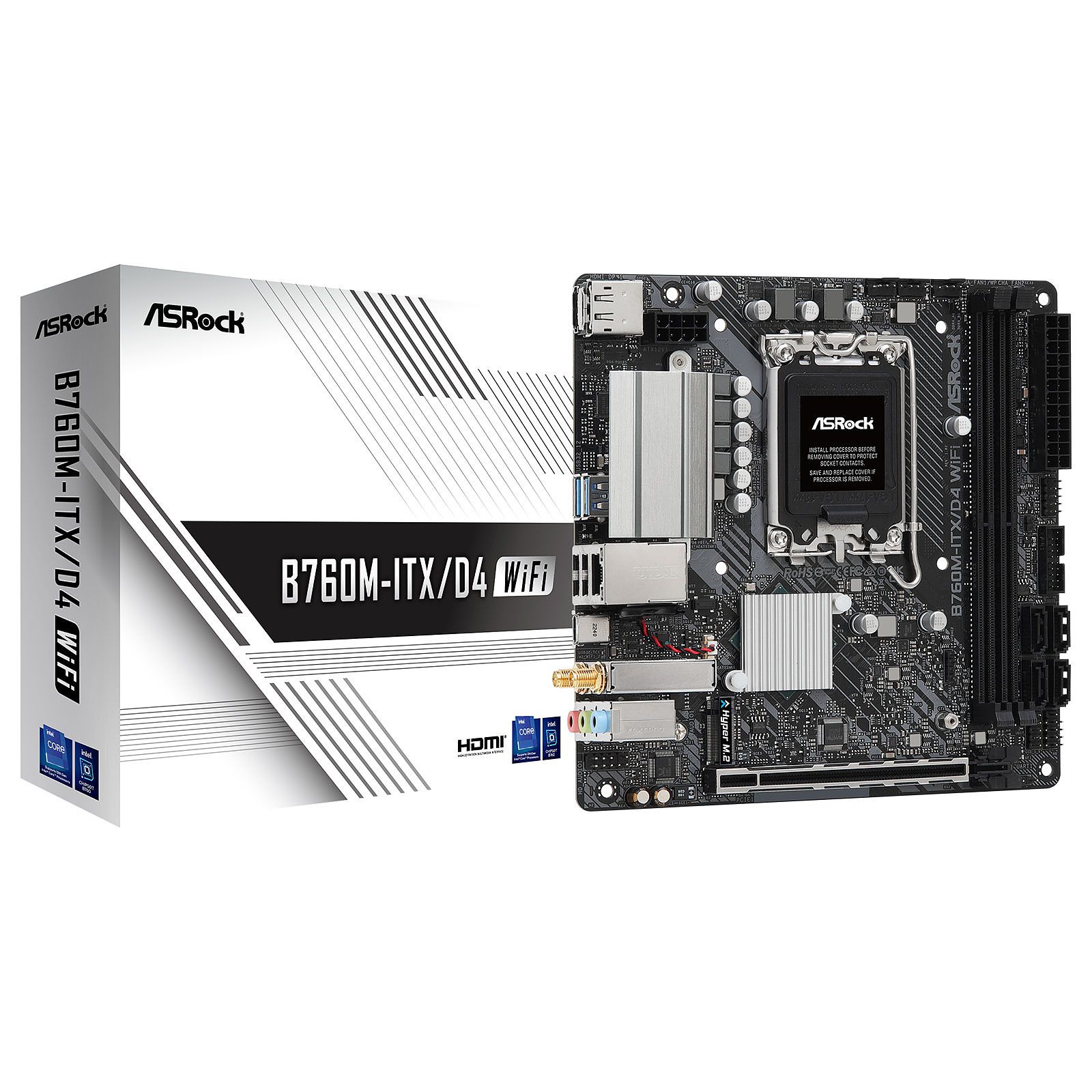 ASRock B760M ITXD4 WiFi - vue 4