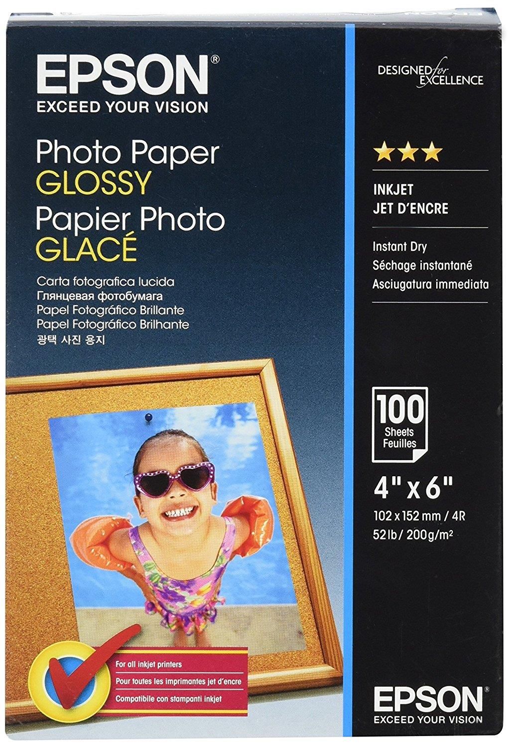 Epson Photo papier brillant 10x15 cm 100 feuilles 200 g