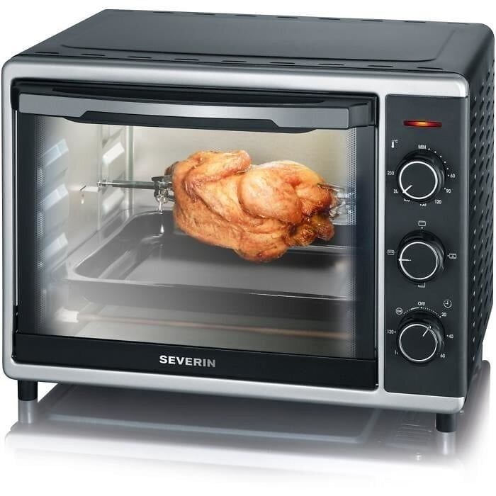 SEVERIN mini four 30 litres + 2 plaques de cuisson 2074 - vue 7