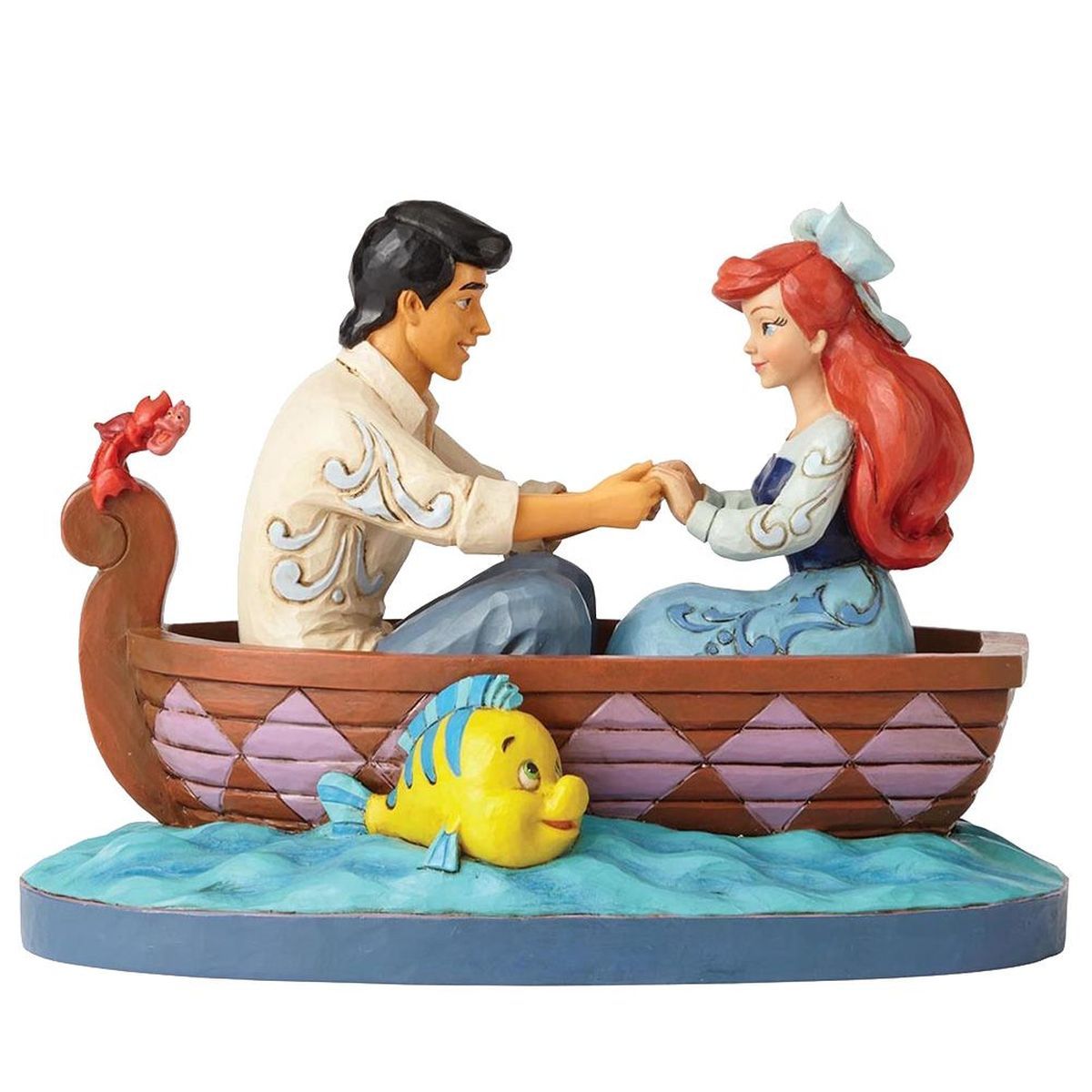 Figurine De Collection Ariel Et Prince Eric