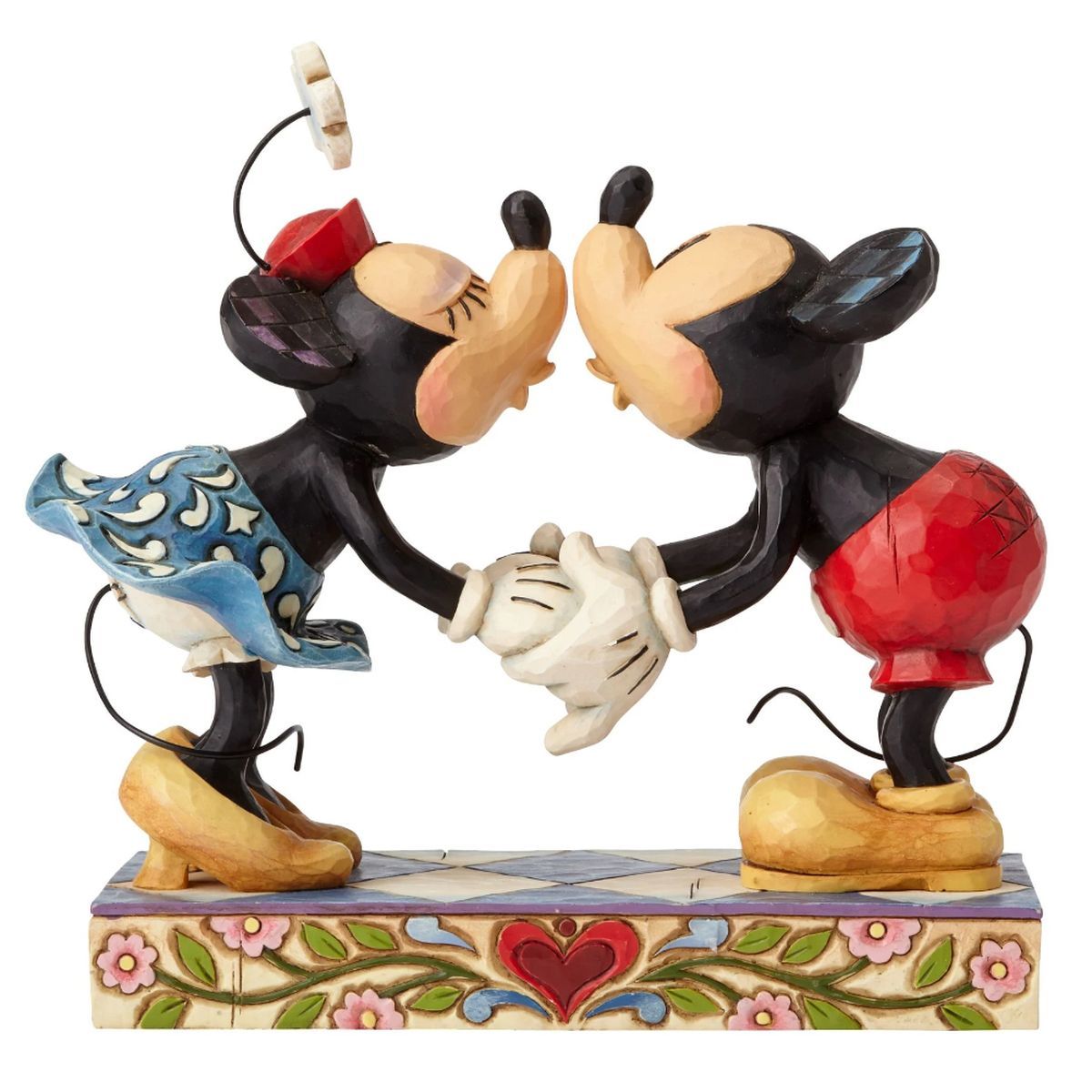 Figurine Collection Mickey Et Minnie S'embrassent