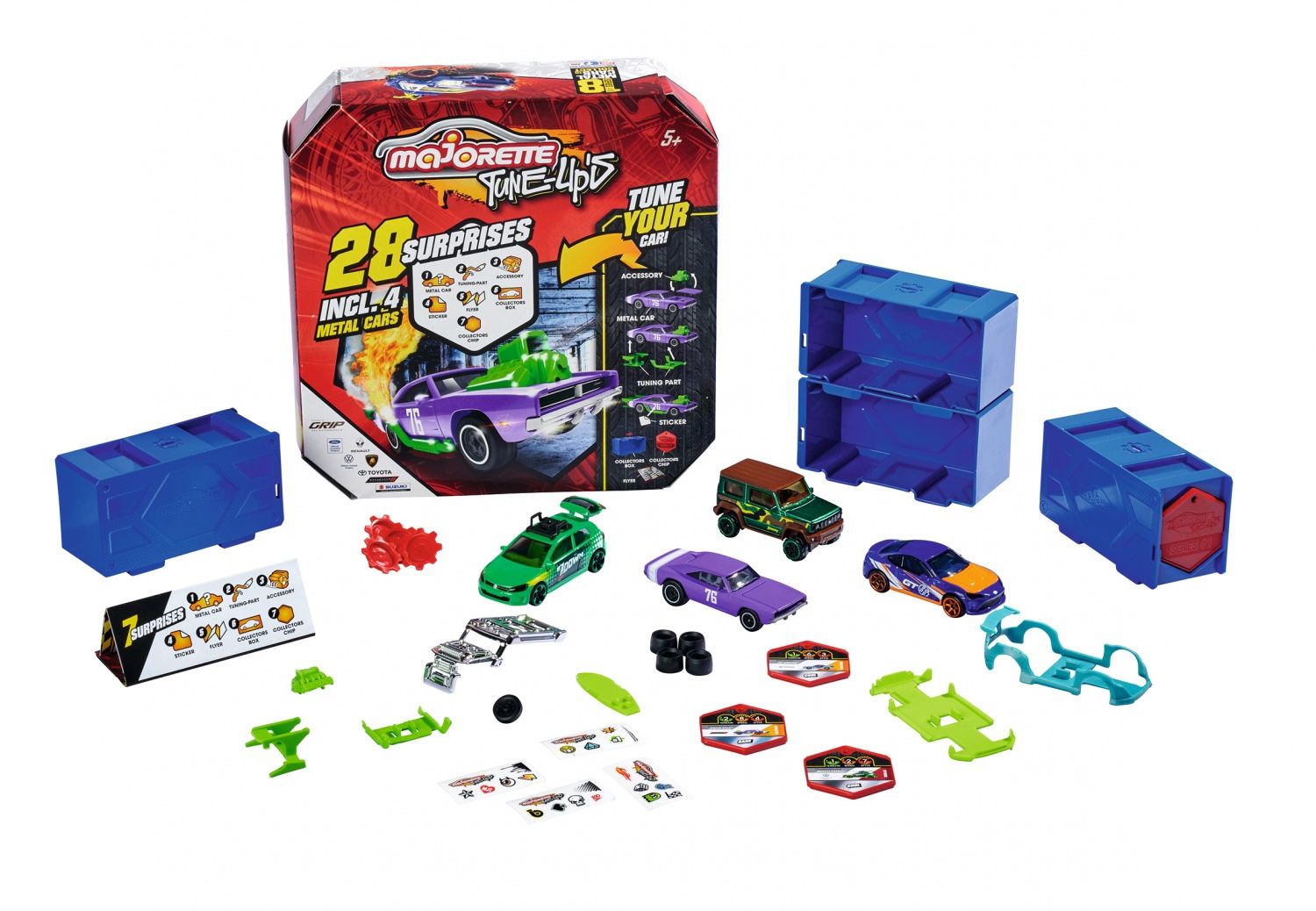 Majorette Majo Tune Ups Set 4 Pcs