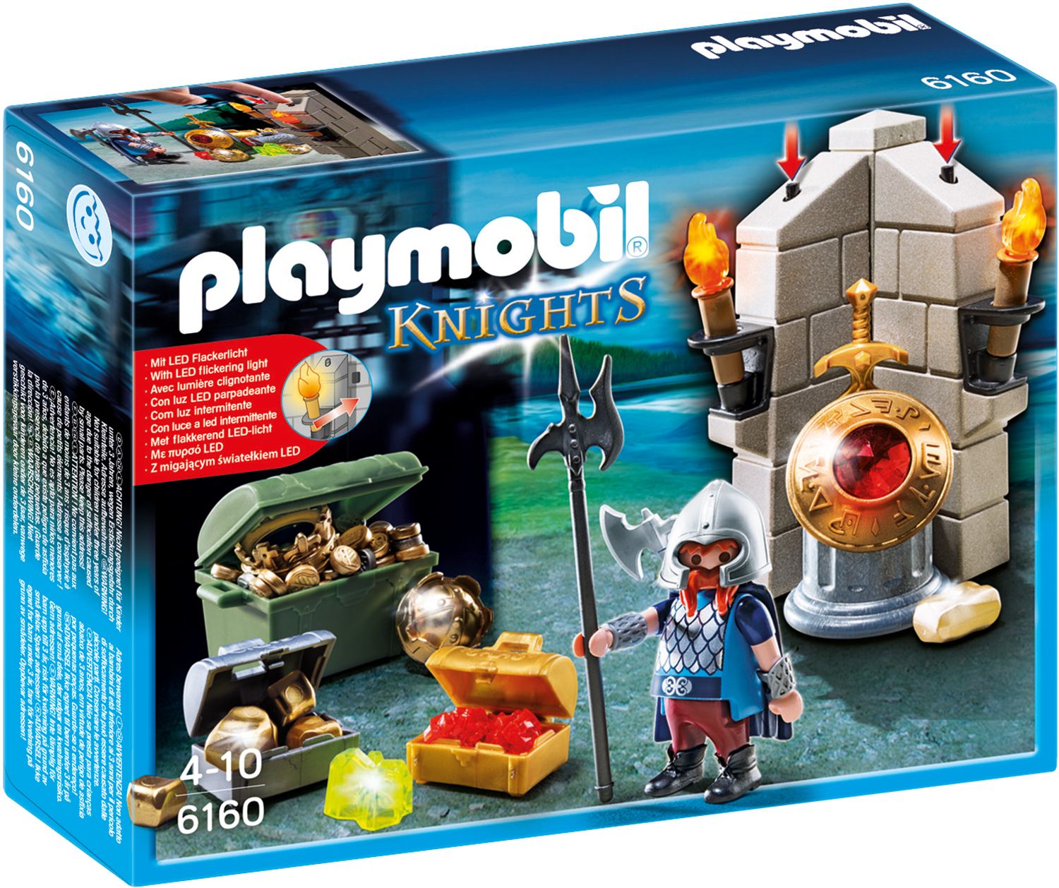 Playmobil Knights 6160 Gardien Du Trésor Royal