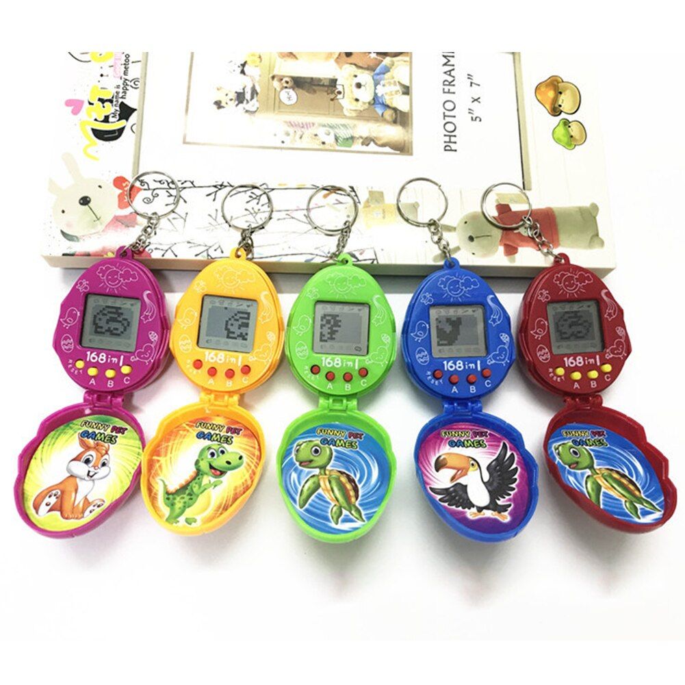 Dinosaure En Forme D'oeuf Multicolore Virtuel Cyber Digital Pet Game Tamagotchi Digital Electronic Pet Hand Play Gift For Kids