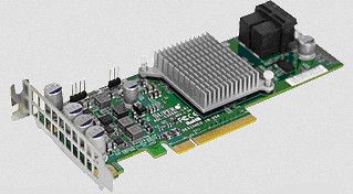 Supermicro Contrôleur de stockage RAID 8 Canal SATA 6Gb/ / SAS 12Gb/ profil bas RAID 0 1 1E PCIe 3.0 pour SuperServer NTF