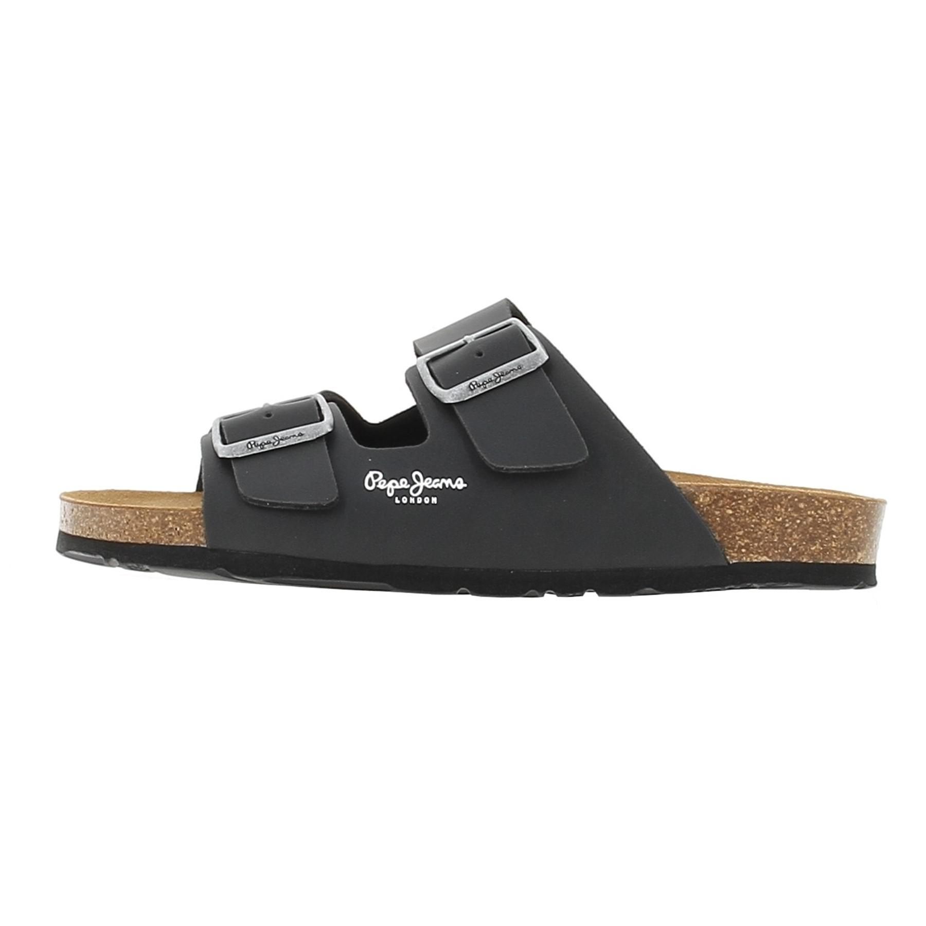 Claquettes Mules Pepe Jeans Bio M Double Kansas Noir 20070 - 43