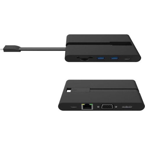 DLH Energy DY TU3490B Station d'accueil USB C VGA HDMI 1GbE