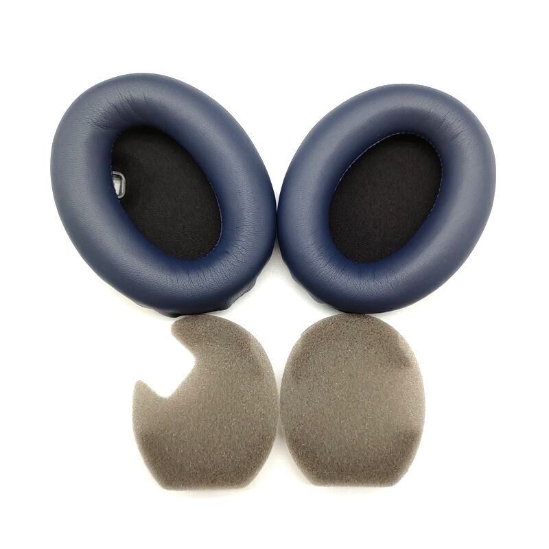Remplacement Oreillettes en Mousse Coussin d'oreille Coussin pour SONY Accessoires Sony WH-1000XM4 cache-oreilles bleus (avec coton tuning)