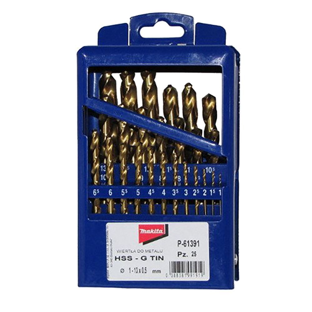 Makita Jeu de forets HSS G TIN Set 25 pcs - vue 2