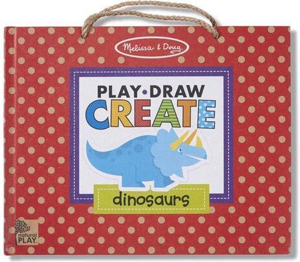 Melissa & Doug Reusable Drawing And Magnet Kit Dinosaurs 41321