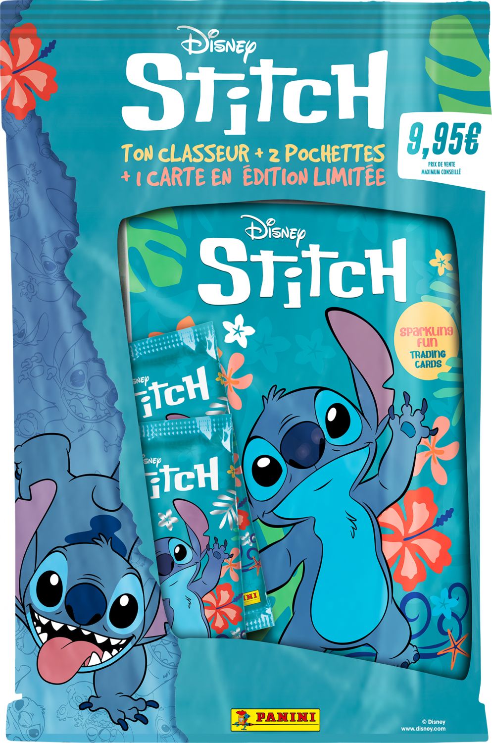 STITCH TRADING CARDS Starter pack 1 classeur + 2 pochettes + 1 carte édition limitée - vue 3