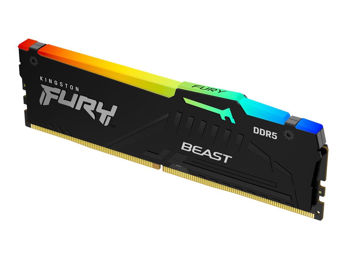 Kingston Fury™ Beast RGB DDR5 8 Go 1 x 8 Go 6000 MT/ C36 AMD EXPO Neuf