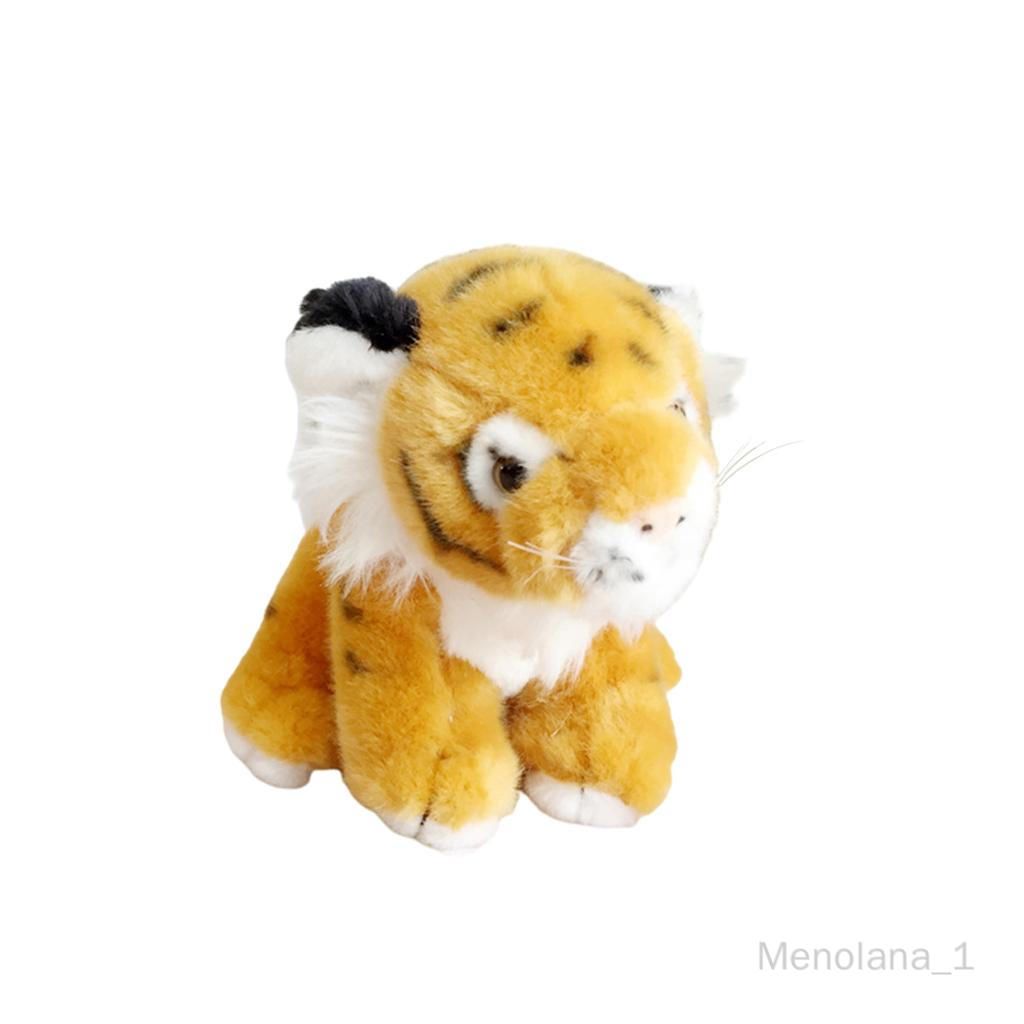  - Tigres En Peluche Cadeau Animal En Peluche Pour Enfants 15cm Brun