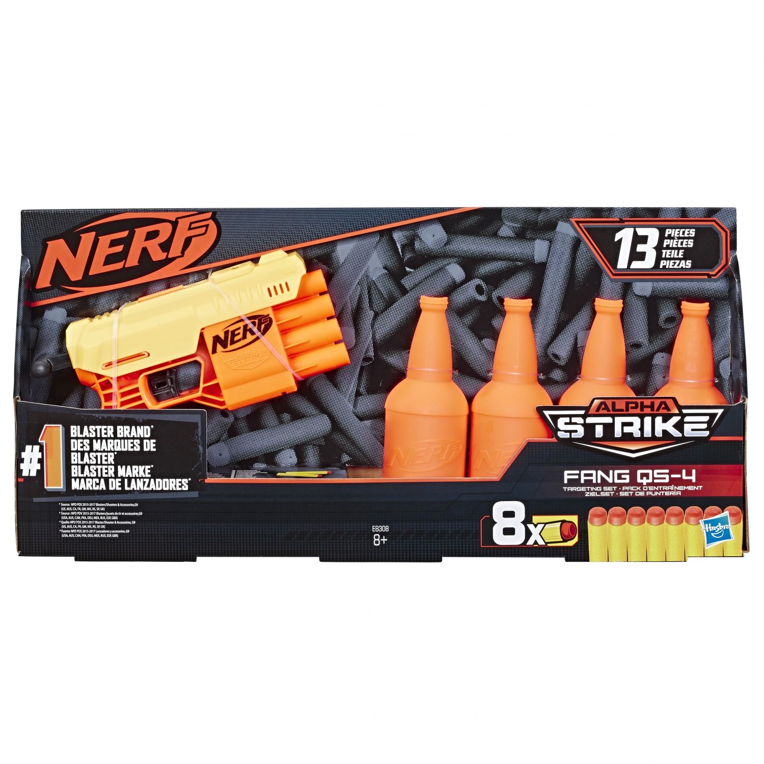 Nerf Action Ner Alpha Strike Fang Qs 4 Target Set