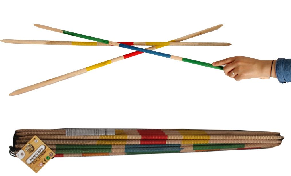 Jeux De Societe Sac / Mikado Bois 80 Cm 25 Pcs