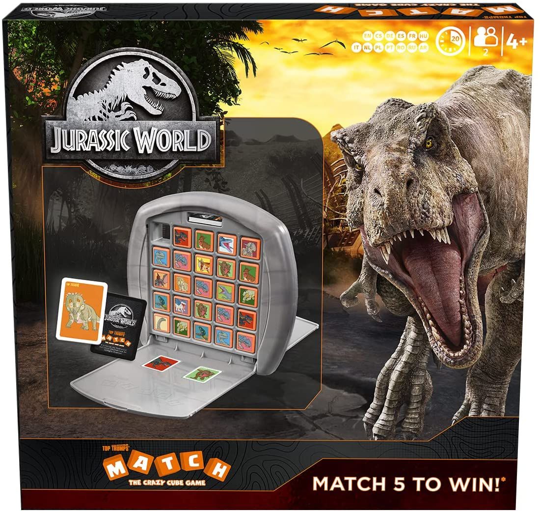 Winning Moves MATCH JURASSIC WORLD Jeu de société Jeu enfant A partir de Version française