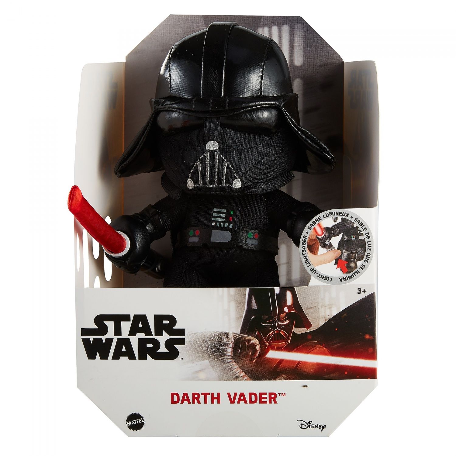 Peluches Star Wars Vador 18 Cm Lumineux Peluche Dès