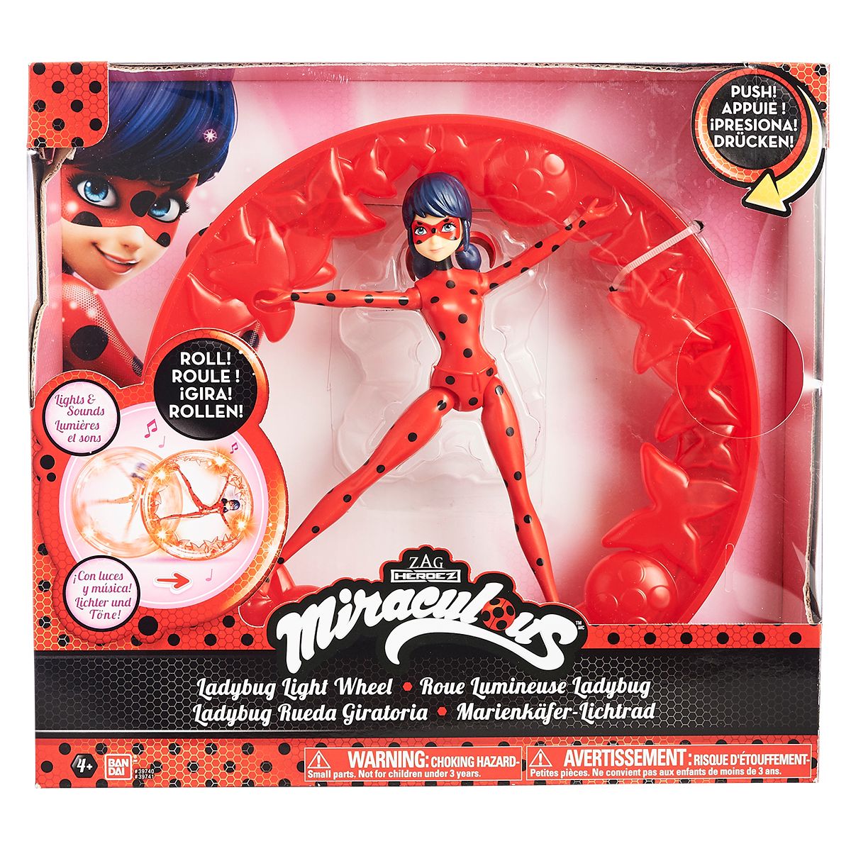 Miraculous Roue Lumineuse Et Musicale Ladybug