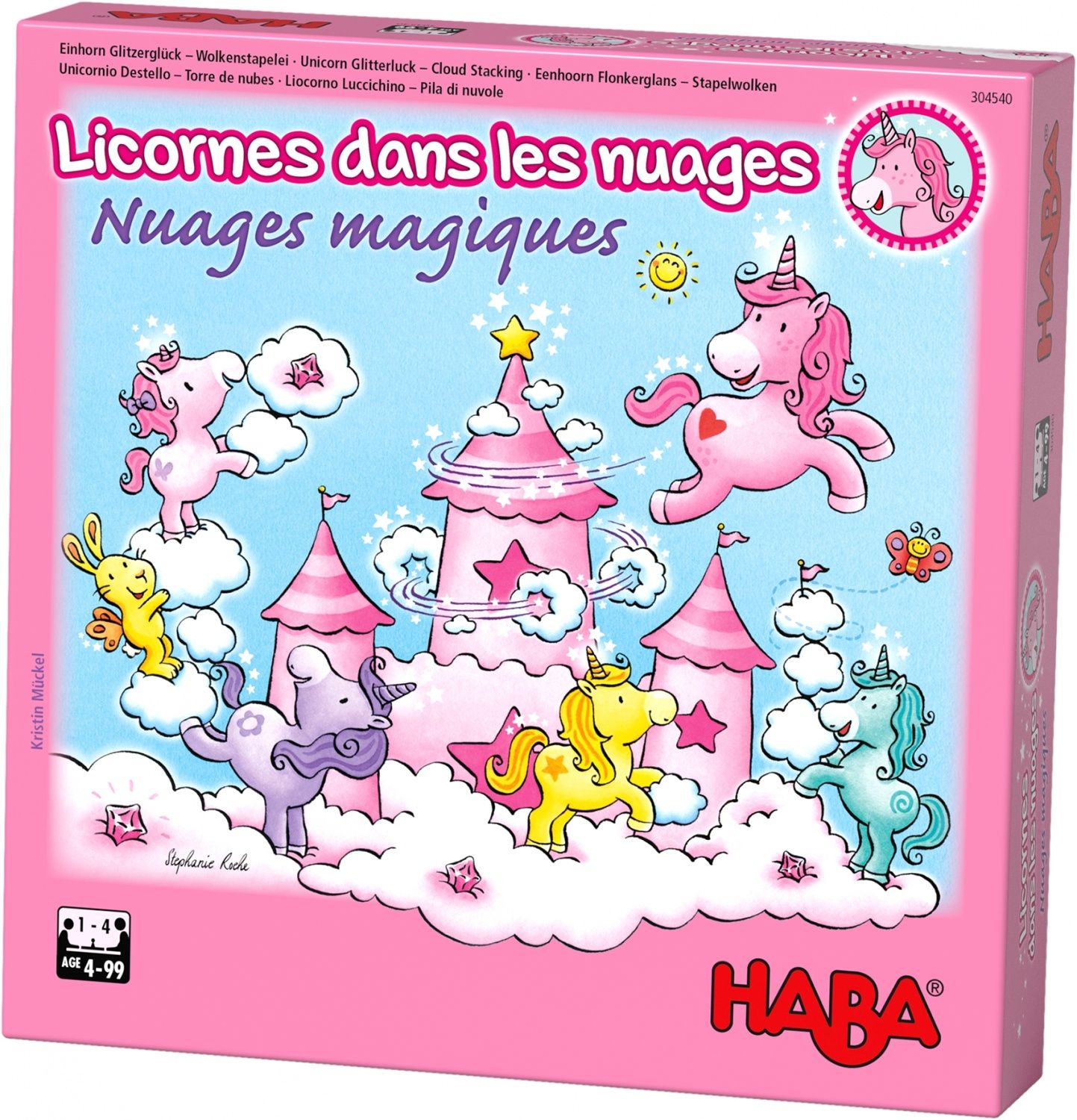 Jeu De Collecte Et D'adresse Coopératif Licornes Dans Les Nuages Nuages Magiques