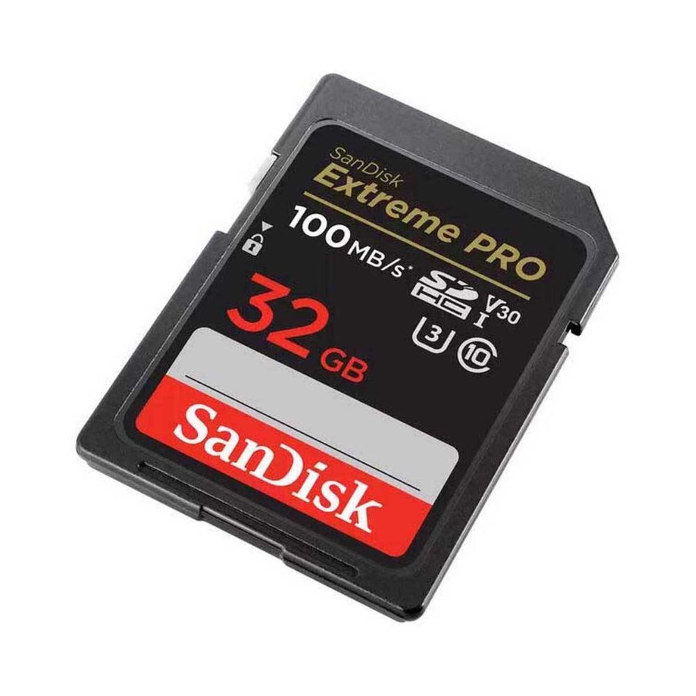 SanDisk Extreme Pro - Carte mémoire flash - 32 Go - Video Class V30 / UHS-I U3 / Class10 - Sdhc UHS-I