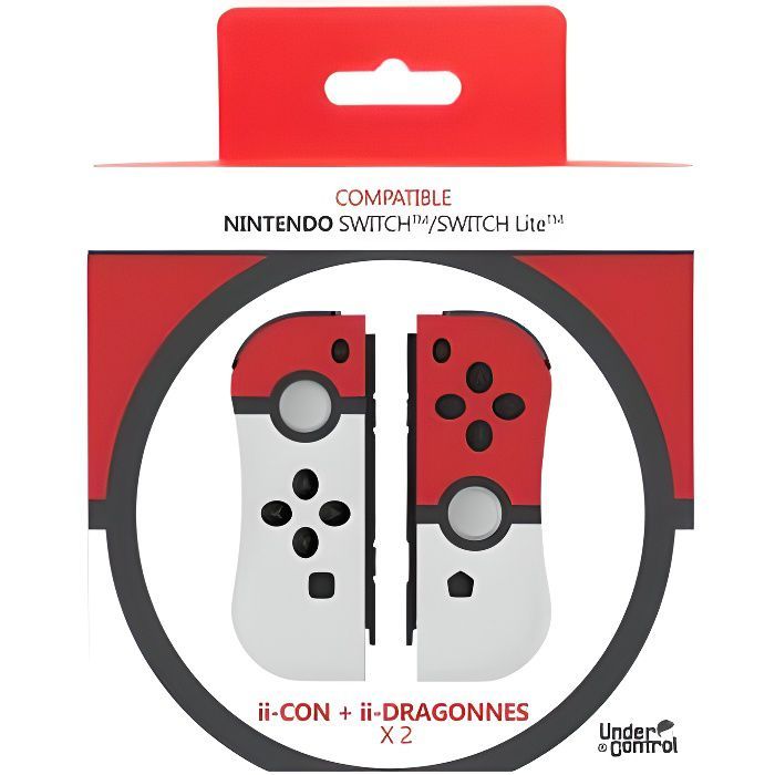 Manette Switch Iicon Pokeball Avec Dragonnes V2 Iicon Pokeball V2