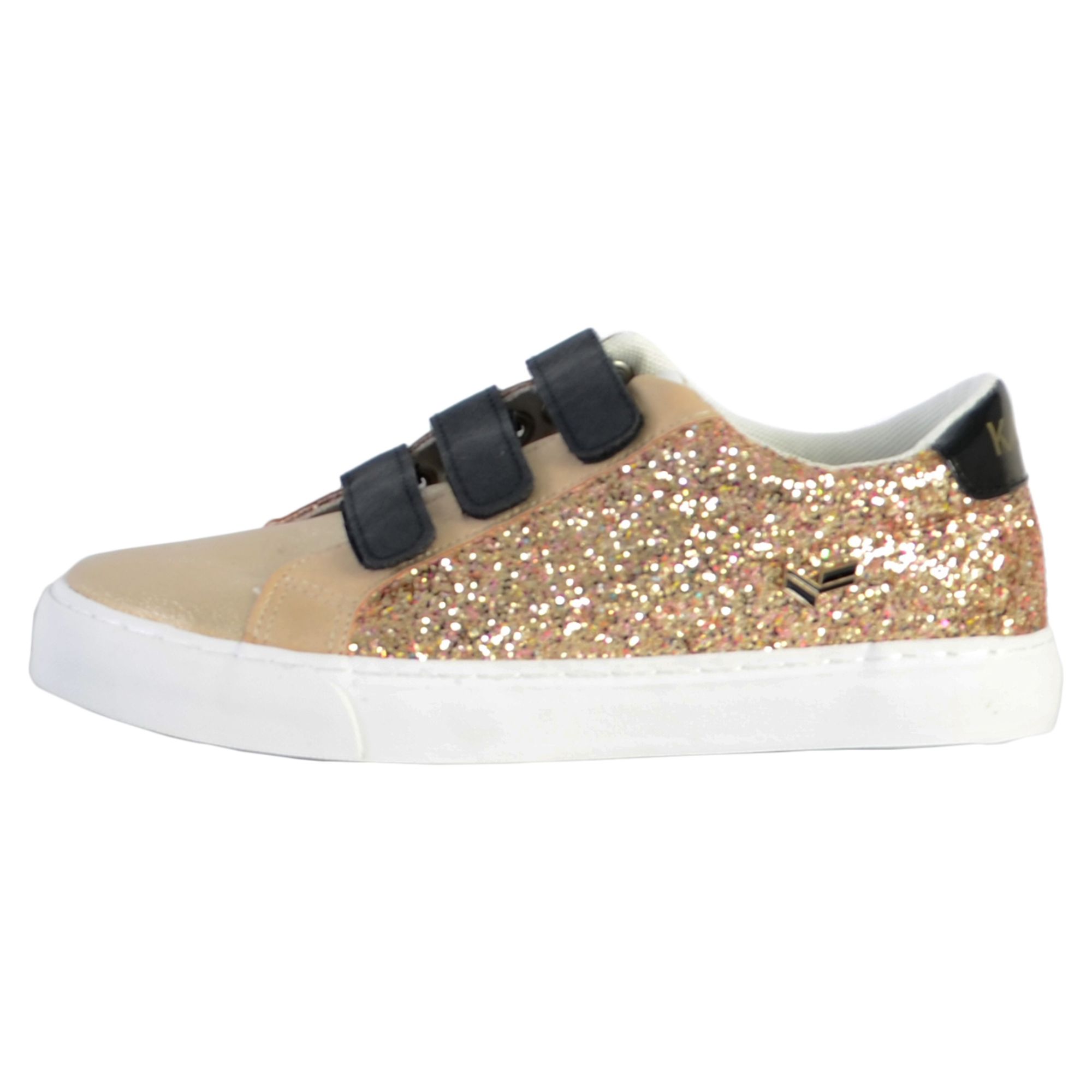 Baskets basses Kaporal Baskets à scratchs dorée - vue 3